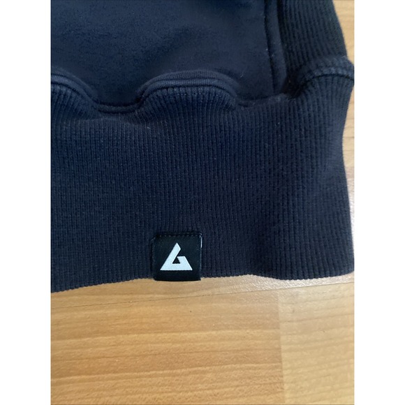 American Giant Sweatshirt Womens Large Black Long Sleeve Full Zip Mock Neck - Picture 7 of 13